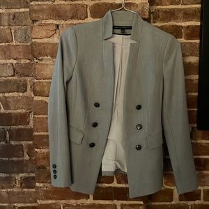 EUC Grey Military Style Blazer